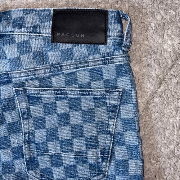 PacSun Checkered Jeans Men’s 30x32 – NWT - Picture 5 of 6